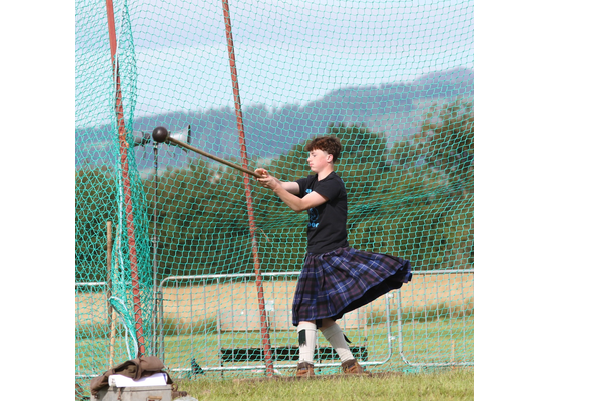 Junior throwing the Hammer